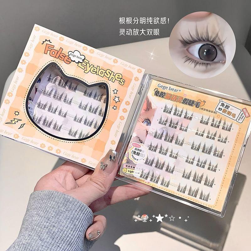 Stapi - Многоразовый набор Кластерные Накладные Ресницы Животные Без Клея (Различные дизайны)