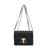 Casual French Underarm Bag for Women New Trendy Fashion Chain Diamond Shaped Single Shoulder Small Square Bag Fashionable Crossbody
