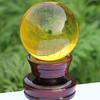 40mm Artificial Citrine Ball Healing Sphere Lucky Meaning Home Rome Decoration