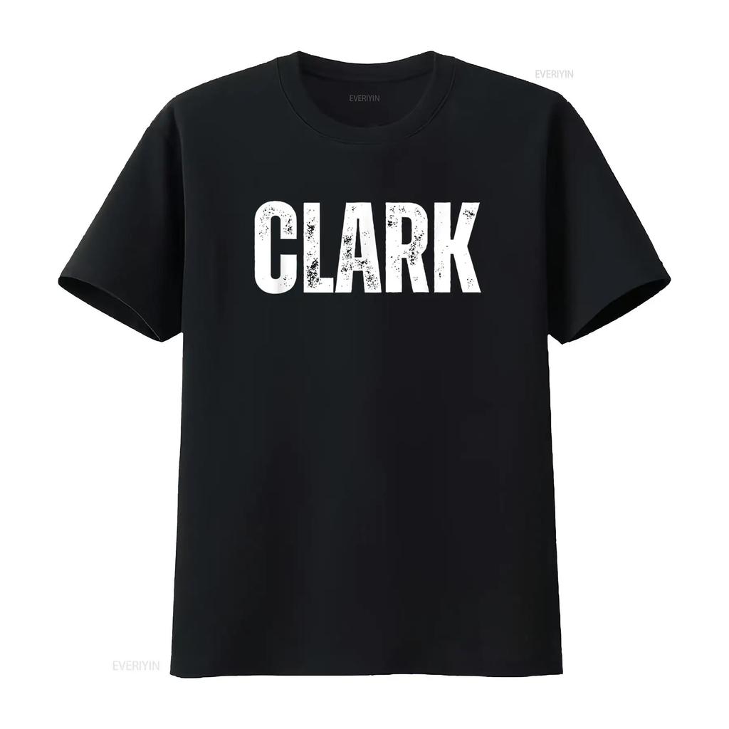 Футболка Clark винтажная Стирка Дышащая Повседневная Универсальная Эластичная дизайнерская одежда Удобная мода Мягкая мужская Унисекс