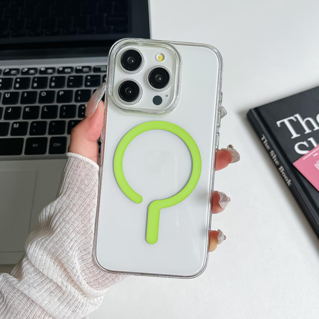 Simple and Transparent Suitable for Apple 16promax Magnetic Phone Case IPhone 15 Disassembly Lens 14 Anti Fall Protection