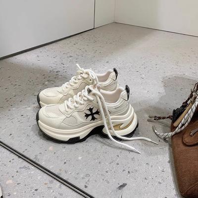 Женская повседневная спортивная обувь на толстой подошве, увеличивающая рост, обувь для папы, кроссовки для бега