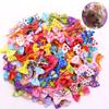 50Pcs Cute Pet Dog Bows Hair Accessories Grooming Puppy Hair Accessories With Rubber Bands Pet Headwear