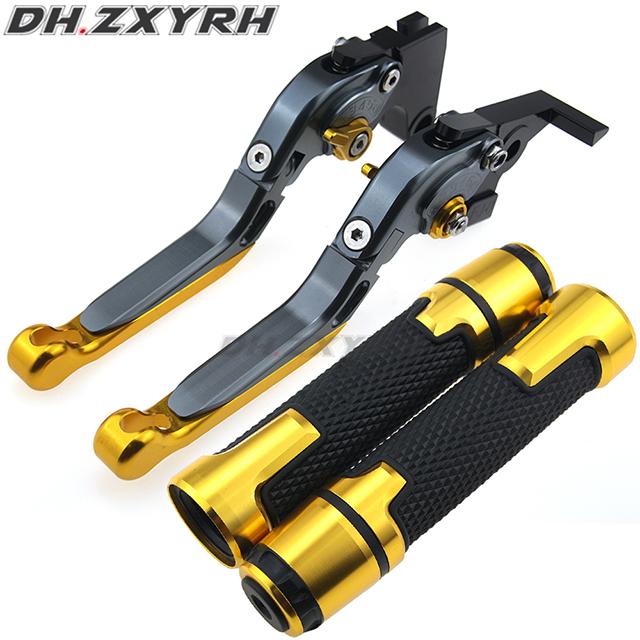 For SUZUKI GSR600 GSR 600 2006-2011 Motorcycle Accessories Extendable Folding Brake Clutch Levers Handle Grips