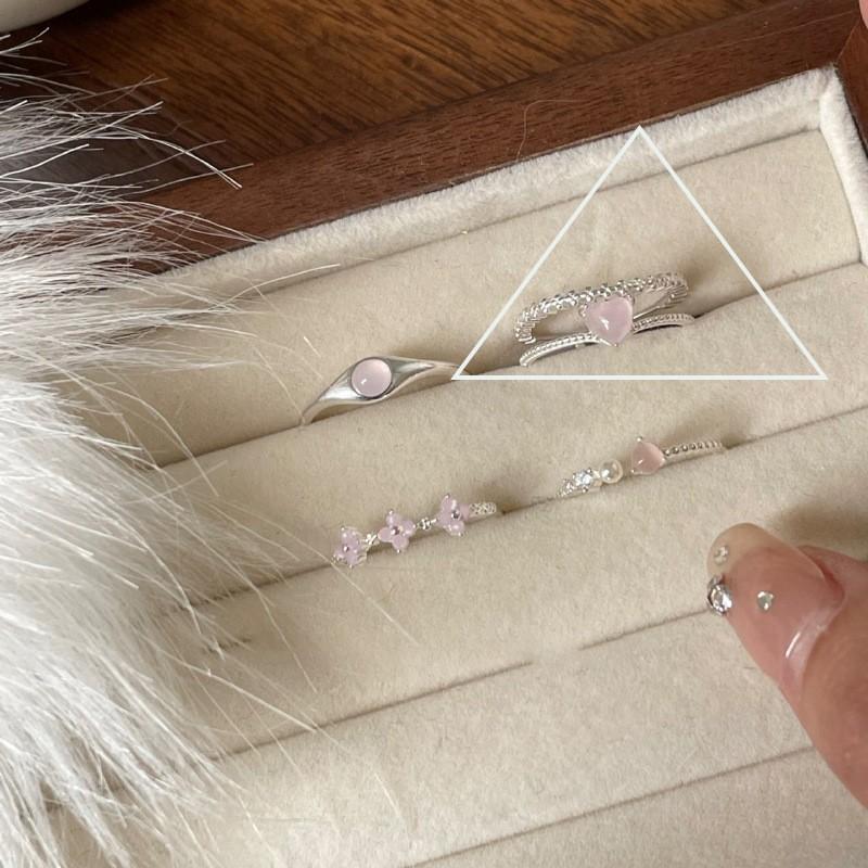 Серебряное уникальное кольцо S925 для женщин, летняя коллекция, модный геометрический дизайн, легкая роскошь