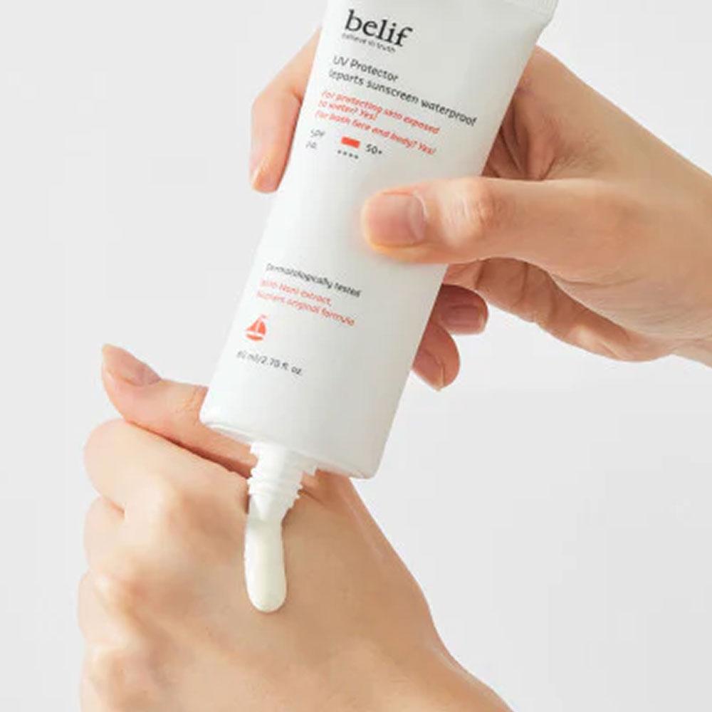 belif Защита от ультрафиолета Leports Sunscreen Waterproof 80мл (SPF50 +)
