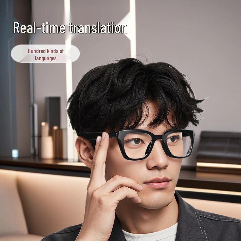 Smart AI Bluetooth Sunglasses: Voice Assistant, Sports Functionality, Multifunctional Translation, Anti-Blue Light & Anti-UV Protection