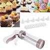 DIY Manual Cookie Mold Gun Cookie Press Kit Cream Gun Machine Decorating Squeezing Machine Making Churros Device Baking Tool