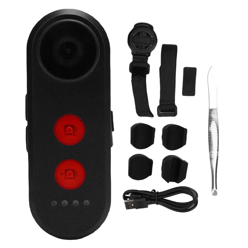 Bike Camera with Tail Light 140 degrees  Wide Angle IPX6 Water Proof Rechargeable 1080P Bicycle Rear View Camera 64G