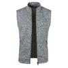 Men's Autumn/Winter Slim Fit Hooded Zipper Fleece Vest