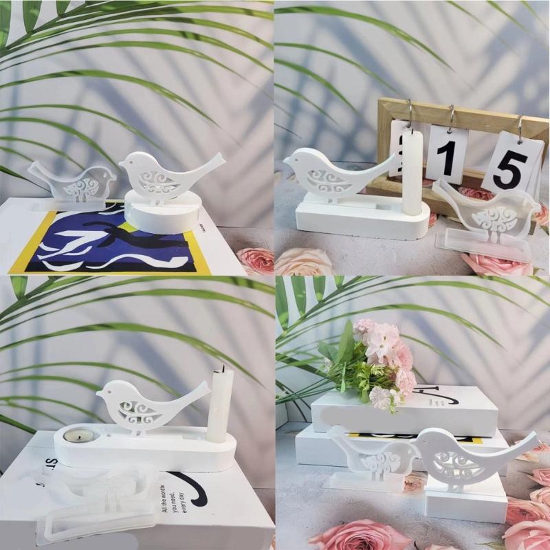 Fence Candle Holder Lawn Silicones Molds for Making Tealight Holder