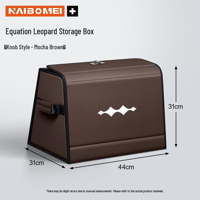 Fangchengbao Titanium Leopard Car Trunk Storage Box