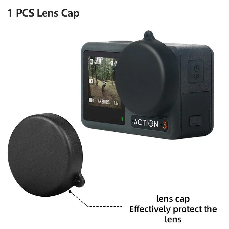 Водонепроницаемый чехол для DJI Osmo Action 4, 40-метровый подводный бокс для погружения на глубину для DJI Osmo Action 4, 3 аксессуара для экшн-камеры