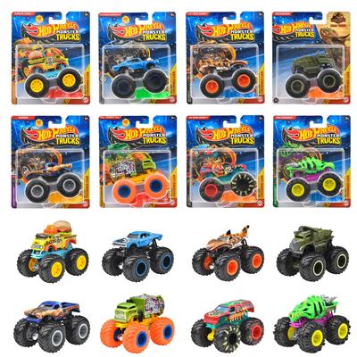Hot Wheels Monster Truck Assortment Vehicle Toy Mini Car 8 Cars Box Sold 3 Years and Senior Multi 164 983B-FYJ44