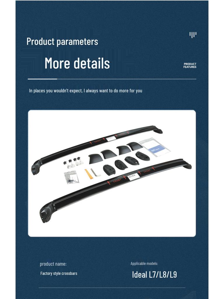 Ideal L7/L8/L9 Roof Rack Extension Luggage Box Accessories for Car