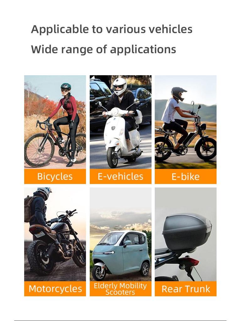 Cross-border Wireless Bicycle Anti-theft Alarm with Remote Control and Vibration Sensor SF22R