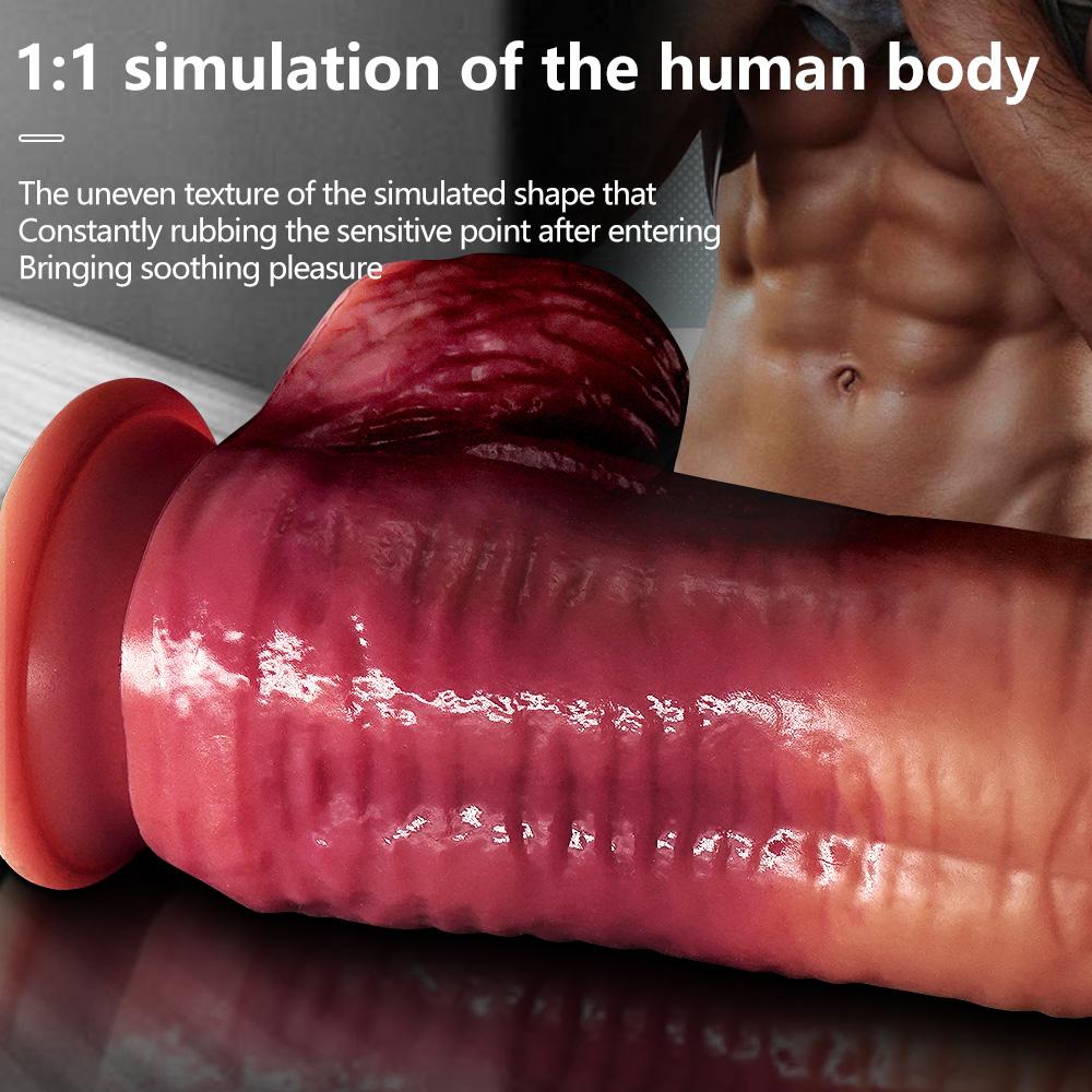 Толстый мальчик, супер толстый, длинный, двухслойный, жидкий силиконовый фаллоимитатор, искусственный пенис, большой пенис для мужчин и женщин, секс-игрушки для мастурбации