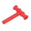 T Shape Chew Tube Chewy Tubes Speech Training TPR Oral Motor Tool for Children Adults Red