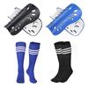 2 Sets Soccer Shin Guards Soccer Socks Youth Kids Calf Protective Shin Pads for Girls Boys Teenagers