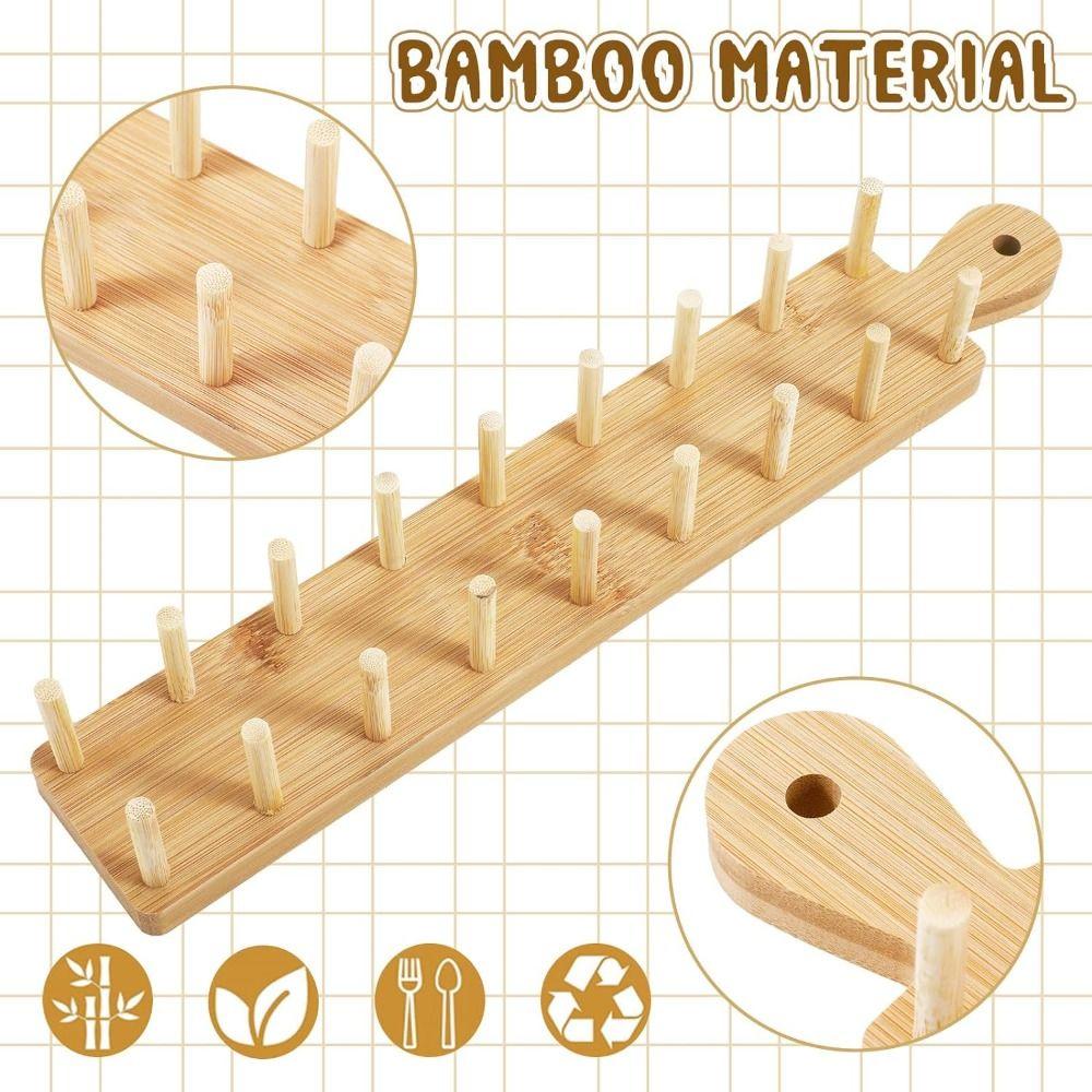 Bamboo Taco Plates Rack Handle Taco Tray Organizer Natural Appetizer Server Kit Food