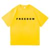Freedom Charlie Kirk T-shirtLoose Casual Female/Male Tshirts Unisex Streetwear America American Fashion Women T Shirts