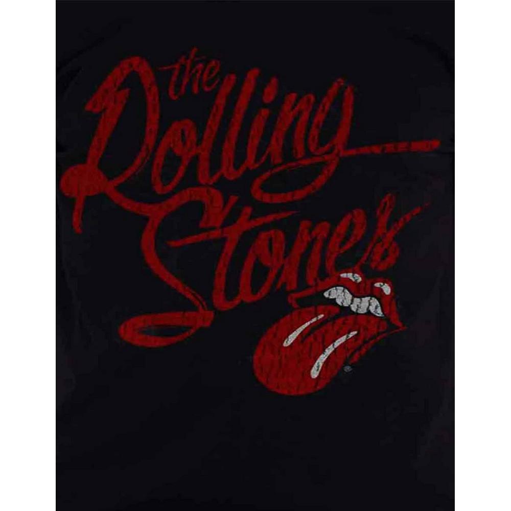 The Rolling Stones Футболка унисекс для взрослых с логотипом Script