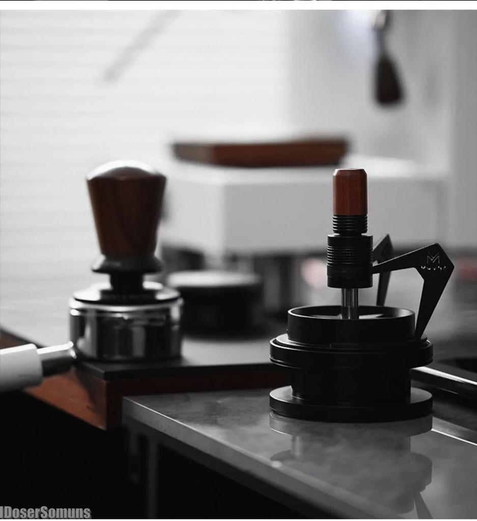 MUVNA Mantis Кофейный порошок Espresso Игла Регулируемая Равномерное Размешивание Кофе Инструменты Вращающийся Черный WDT Инструмент