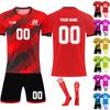 Personalised Shirts Kit Mens Girls With Name Number Custom Football Jerseys For Boys Training Suit