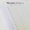 Weekly To Do List notepad, Hourly Schedule, Monday-Sunday, 6am-10pm,Task Planner & Activity Log Notepad – 8.5 x 11” Undated Daily & Hourly