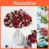 Elegant 15 Heads Artificial Silk Rose Flower Bouquet For Stunning Wedding Decor