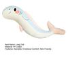 Plush Whale Body Pillow Checkered Healing Stress Relief Pillow Long Hugging Pillow for Side Sleepers And Cuddling
