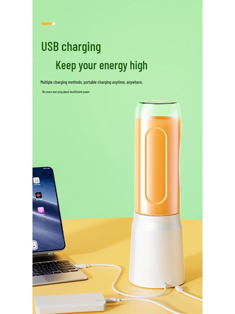 Портативная Высокоэффективная Многофункциональная Электрическая Соковыжималка-Блендер Чашка