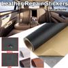 Self Adhesive PU Leather Repair Patch Leather Patches for Furniture Car Seat Repair Leather Repair Tape Black