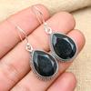Glorious Black Spinel Gemstone Handmade 925 Solid Sterling Sliver Jewelry Earrings For Her