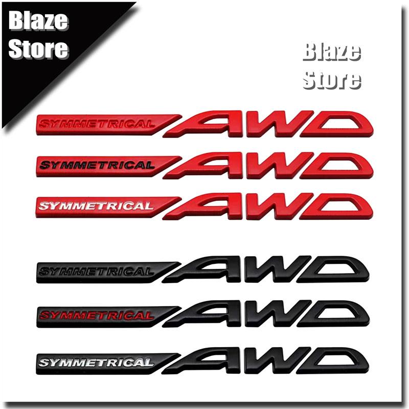 3D Металлическая Симметричная Эмблема AWD На Крышку Багажника Автомобиля Автомобильная Наклейка Для BRZ XV Outback Forester Asahi Panther WRX Impreza