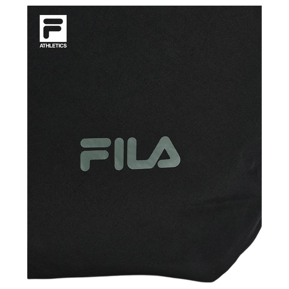 Fila Фитнес Легкий Дизайн Повседневный Минималистичный Стиль Логотип Бренда Color Block Crossbody Тканевая Сумка на Плечо Мини Женские сумки Глубокий Черный A13W531163FBK
