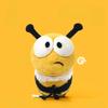 Cute Cartoon Bee Mosquito With Big Eyes Plush Toy Pendant Keychain For Kids Bedroom And Playtime