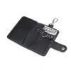 Multifunctional Genuine Leather Key Organizer for Men Belt Wear Housekeeper Leather Keychain Case for Keys