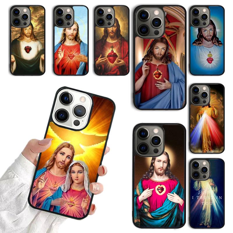 Divine Mercy Jesus Phone Case For iPhone 17 Air 16 15 14 plus 11 12 13 Pro Max coque Cover Shell