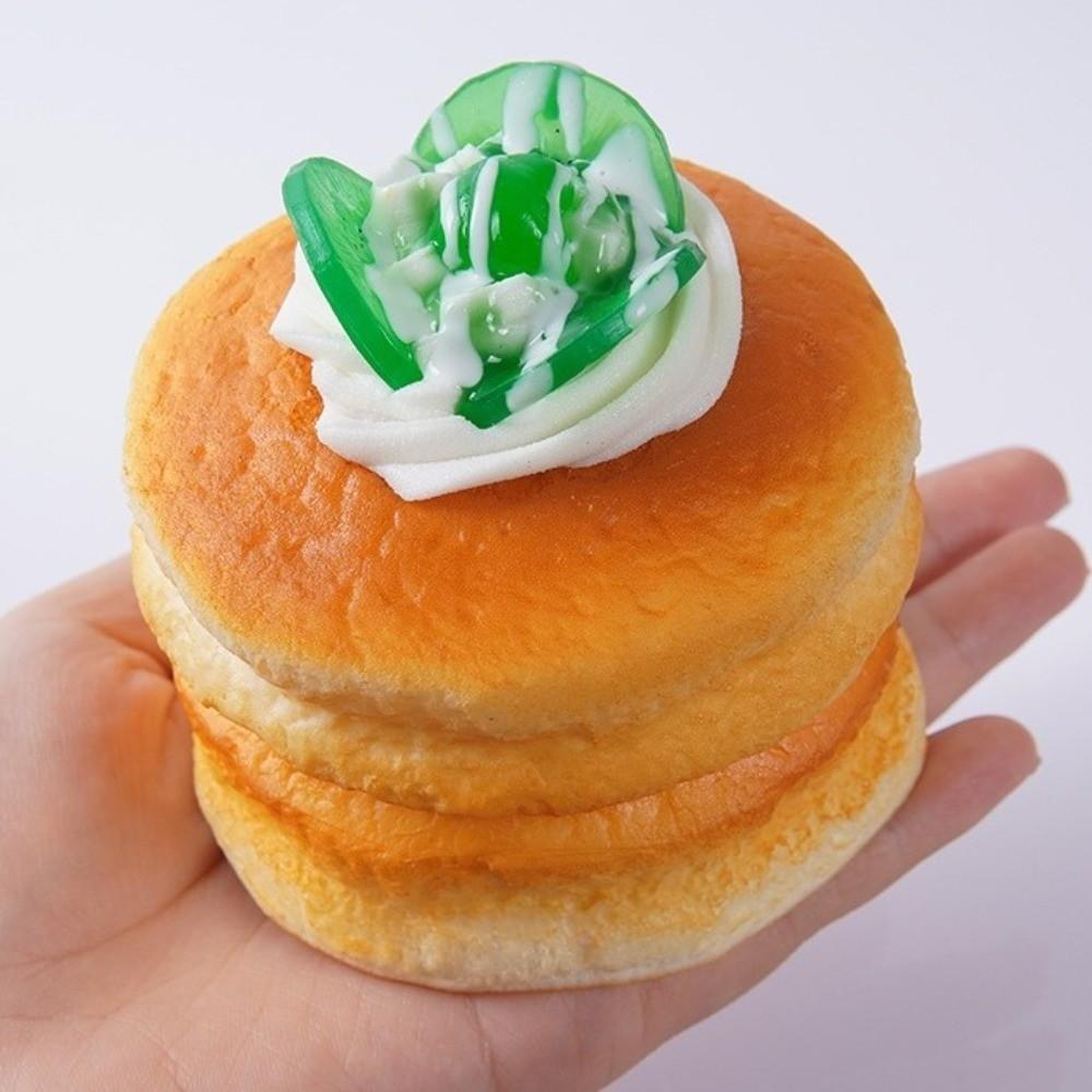 Rebound Cake Squeeze Toy Cartoon Mochi Squish Foam Toy New Refrigerator Magnets For Stress Relief
