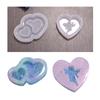 DIY Angel Double Love Quicksand Silicone Epoxy Mold DIY Keychain Pendant Jewelry Crafting Mould for Valentine Love Gift
