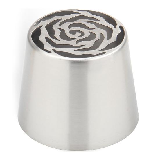 Насадки для кондитерских изделий Yousheng Russian, насадки для кондитерских изделий в виде роз, из нержавеющей стали, очень большие насадки для глазури, насадки для кондитерских изделий для украшения тортов глазурью