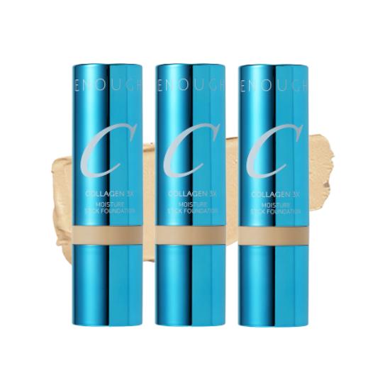 ENOUGH Коллагеновая увлажняющая основа-стик 3X SPF50+ PA++++ 14 г (6 вариантов)