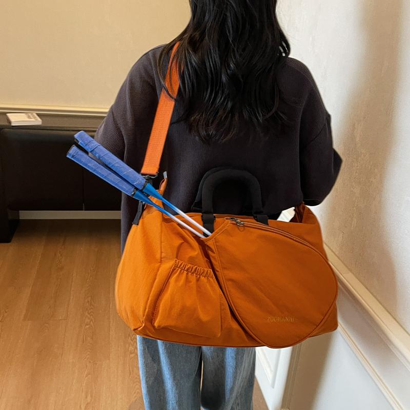 Badminton Racket Bag Sports Fitness Large Capacity Crossbody Bag Handbag Women's Travel Bag Men's Tennis Bag