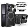 Чехол для объектива камеры Slide для VIVO Y200 Y78 Y77 Y76 Y55 Y36 4G 5GArmor Hybrid Metal Ring Back Cover для Y35 Y33 Y30 Y27 Y22 Y21 Y20