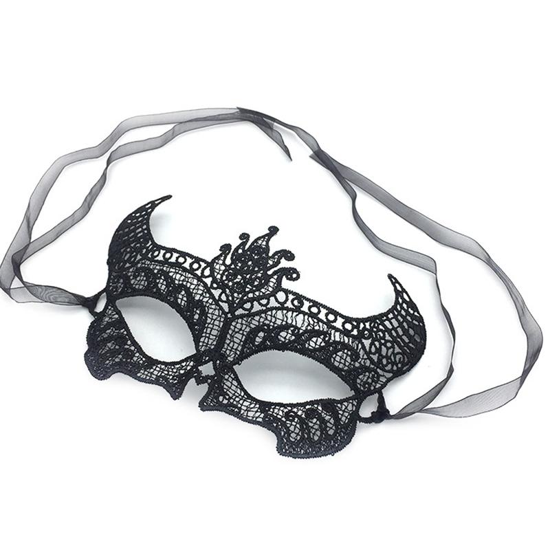 Women Hollow Lace Masquerade Face Mask Sexy Cosplay Prom Party Props Eye Mask
