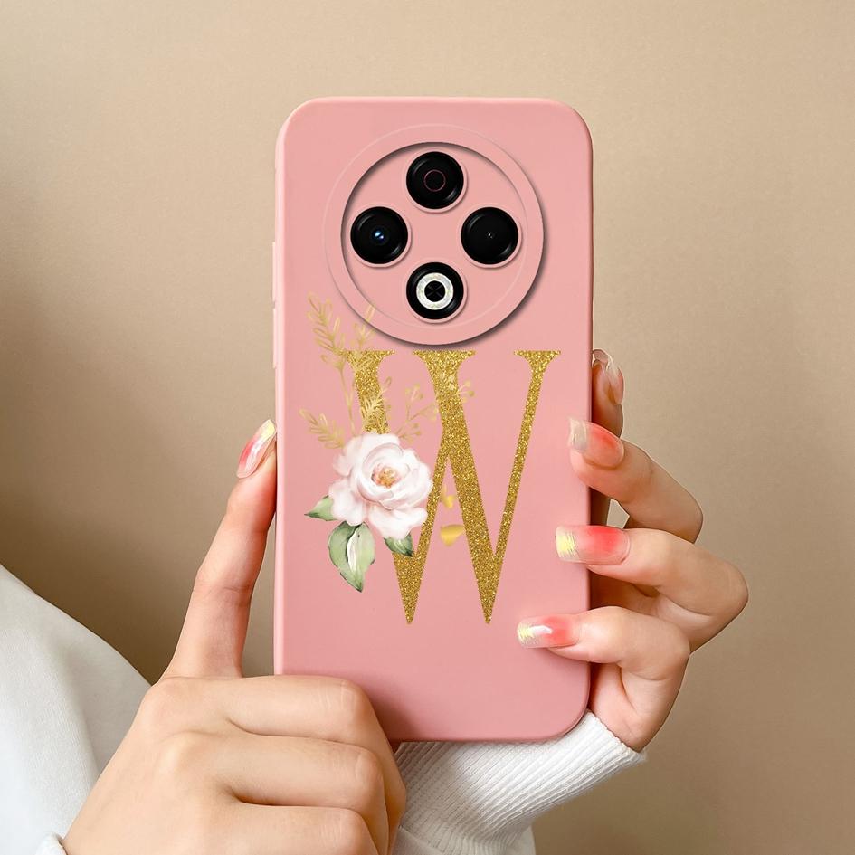 Чехол для Tecno Spark GO 1 2025 Sprak 30 20 Pro 30C Pop 9 Camon 30S Pro 4G 5G популярные цветы AZ буквы мягкий силиконовый противоскользящий чехол для телефона Tecno