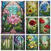 Фрукты Цветы Алмазная Картина Витражное Искусство Полная Круглая Алмазная Мозаика Набор Для Вышивки Крестом Украшения Дома На Стену Подарки