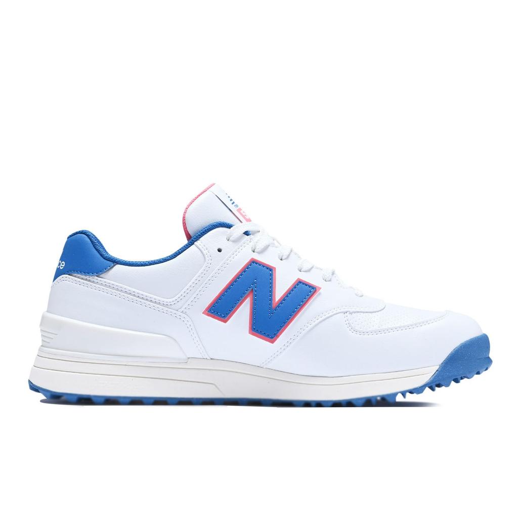 New Balance Unisex Adult UGS574v3 Spikeless Men's and Women's Golf Shoes P3 (WHITE/BLUE) (29.0 cm 2E)