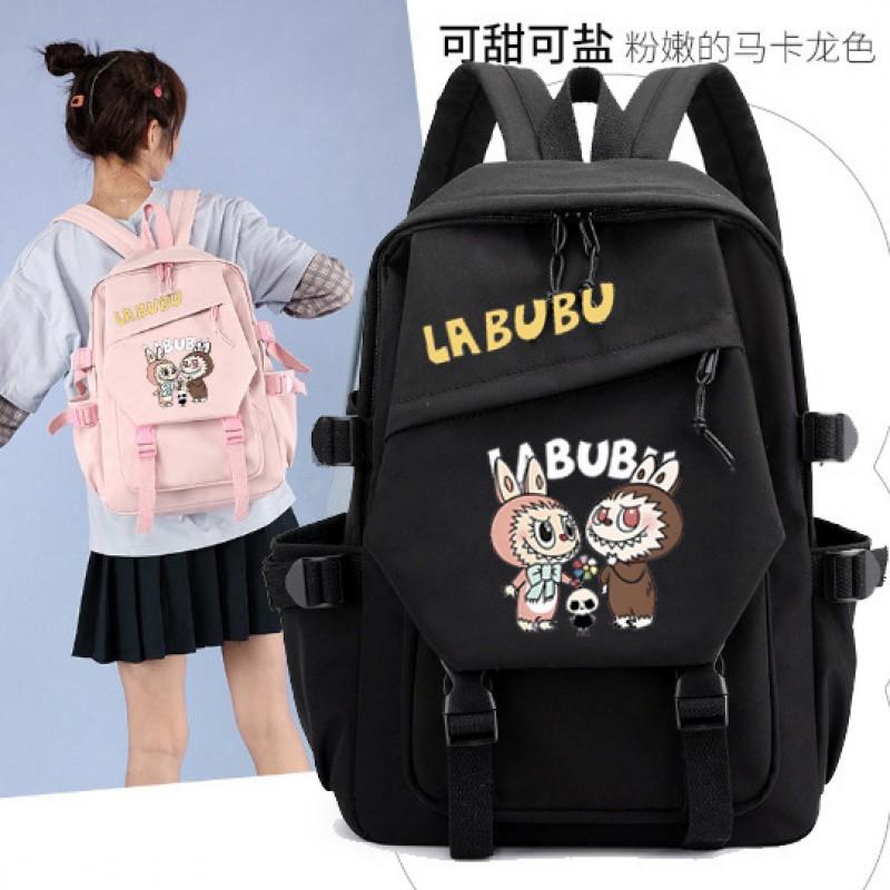 Kids Cartoon Backpack School Travel Large Capacity 20-35L Oxford Fabric Unisex Student Bag With Curved Shoulder Straps